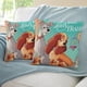 thumbnail image 3 of La Dama y el Vagabundo Fundas de almohada de terciopelo con tema, regalos de funda de almohada, decoración para el hogar, cojín de lanzar, regalo de cumpleaños para fans y parejas.61*61cm., 3 of 6