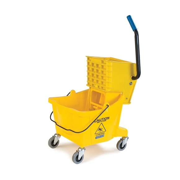 Cubo para mopa Carlisle FoodService de 26 litros con escurridor lateral