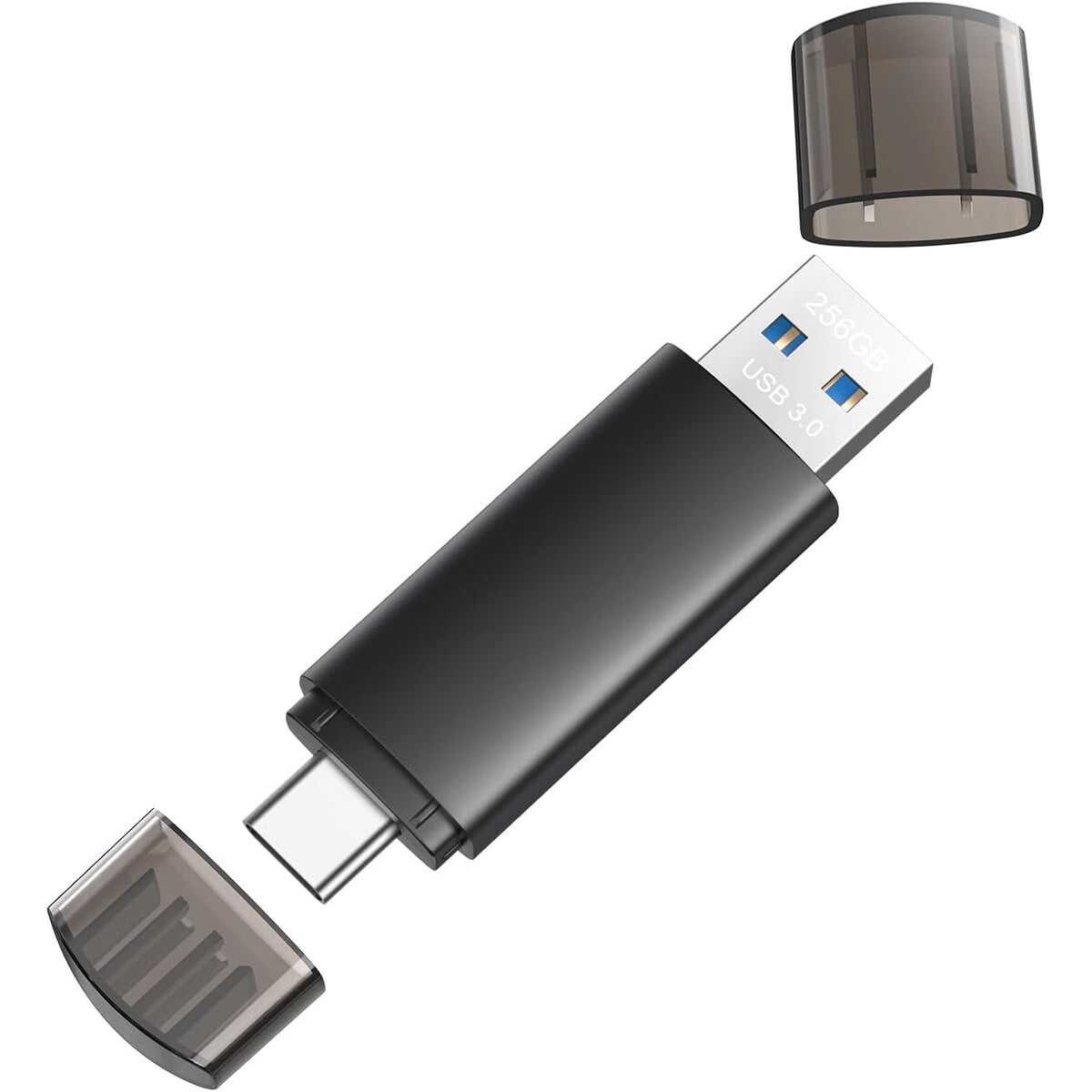 Pendrive Joiot 256gb Usb 3.0 Dual Usbc Y Usba Negro