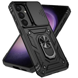 Estuche Gangxun Para Samsung Galaxy S25, Soporte Giratorio 360°, Estilo Mecánico Y Magnético