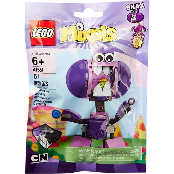Kit de construcción LEGO Mixels Mixel Snax 41551 de 9 cm de altura