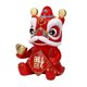 thumbnail image 3 of Estatuilla De León De La Riqueza China Accesorio De Adorno De Alcancía De Resina Rojo, 3 of 5