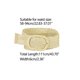 thumbnail image 3 of INSPIRE CHIC Cinturones Anchos de Mujer Cinturones Trenzados Tejidos para Vestido Hebilla Gruesa 22.83-37.01" Beige, 3 of 4
