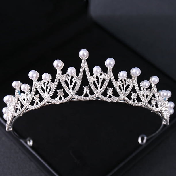 Gorgeous Silvery Crystal Bridal Tiara & Crown Headband - Perfect for Weddings, Parties & Proms!