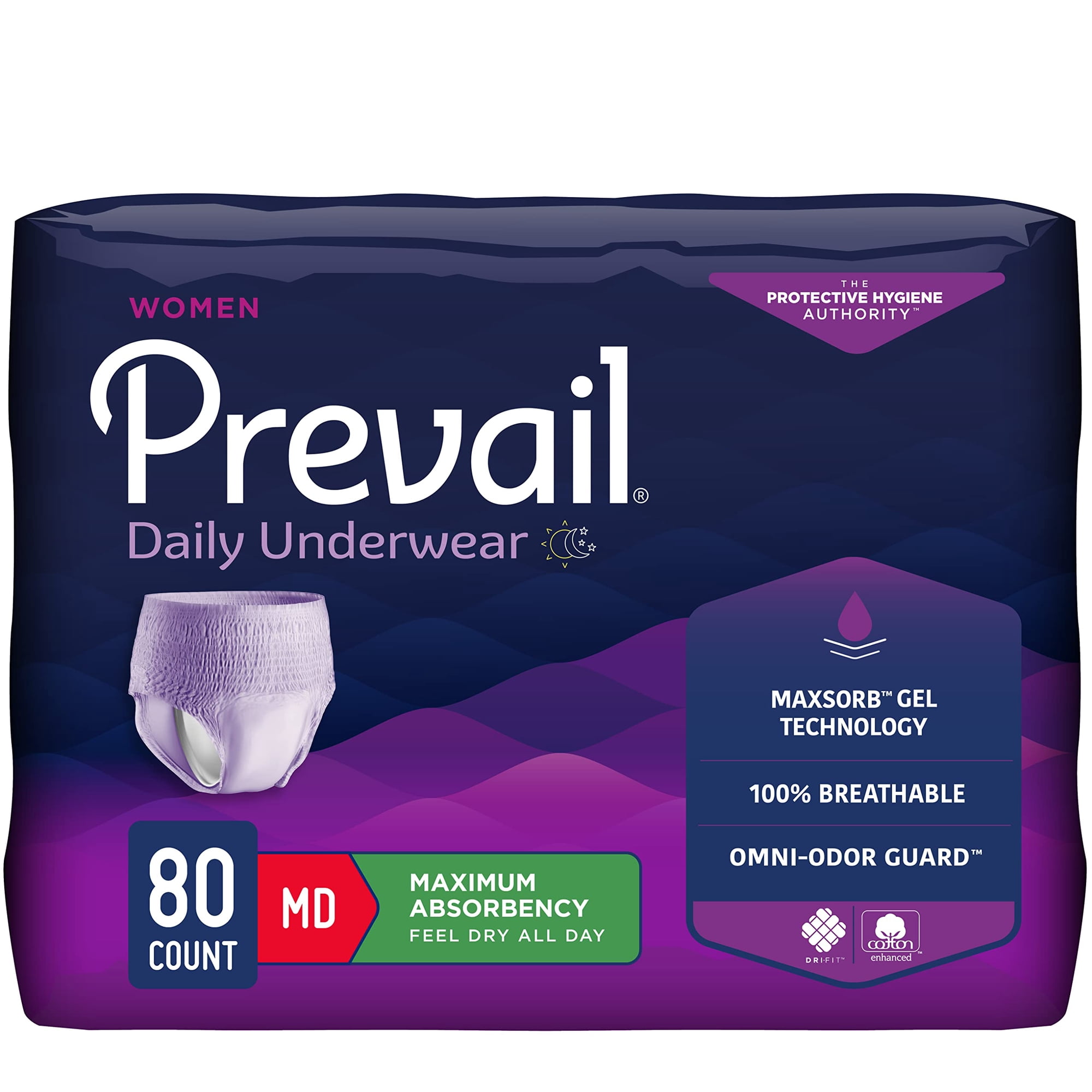 Prevail - La Ropa Interior Protectora Contra La Incontinencia Prevalece En Mujeres Probadas