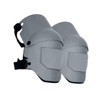 Magideal - 2 Rodilleras Para Jardinería, Suelos Y Construcción, Ligeras, Antideslizantes, Con Correa Ajustable De Tpu, Pp Y Eva, Adecuadas Para Techos, Mejoras E Gris