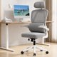 thumbnail image 1 of Silla Oficina Escritorio Ergonomica Norplat Lumbar Ultraflex Gris Claro Y Blanco Malla, 1 of 12