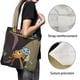 thumbnail image 3 of The Amazing World of Gumball Bolso de tela con estampado de lienzo para mujer, bolsa de compras reutilizable y estética, con cremallera interior, regalo para mujer, 35 × 40 cm., 3 of 6