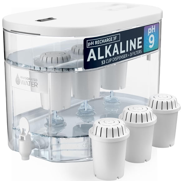 Dispensador De Filtro De Agua Alcalina Revitalizada De 12 3 Litros