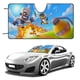 thumbnail image 1 of Arena de Batalla Zool Parasol para Parabrisas Delantero Protector Plegable, Visera Solar para Auto Bloquea Rayos UV Mantiene tu Vehículo Fresco140cm*76cm, 1 of 6