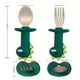 thumbnail image 2 of Dinosaur Toddler Fork And Spoon Utensil Set, 2 Pack, Dinosaur-shaped Design To Attract Baby's Attention And Make Baby More Willing To Learn To Use Utensils, 2 of 4