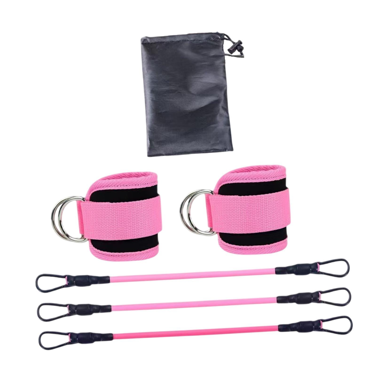 Magideal - Bandas De Resistencia Al Tobillo Correas De Tobillo Equipo De Ejercicio Fitness Bandas De Ejercicio Con Puños Para El Entrenamiento De La Pierna De La