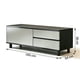 thumbnail image 2 of Rack TV Moderno Gris 2 Cajones 1 Puerta para Living 100x34x38 cm, 2 of 6
