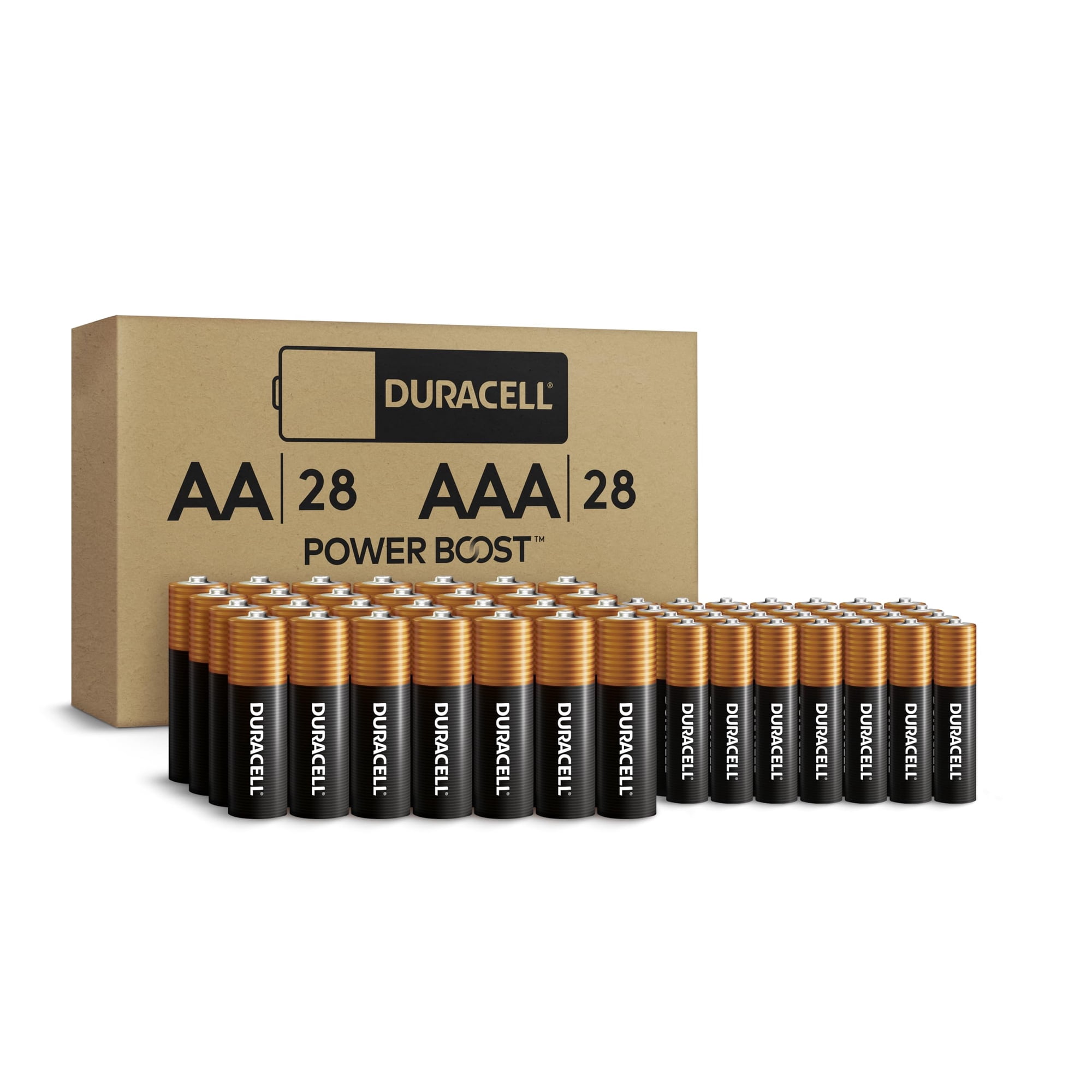 Pilas Duracell Coppertop Aa + Aaa, 56 Unidades (paquete De 1)