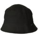 thumbnail image 1 of Gorro de pescador Lacoste, unisex, liso, con forma de cocodrilo negro, talla pequeña, 1 of 2