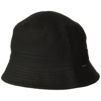 Gorro De Pescador Lacoste, Unisex, Liso, Con Forma De Cocodrilo Negro, Talla Pequeña