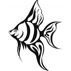 Rienda Libre Graphics - Decomural Tropical Fish Under The Sea Ws-18308