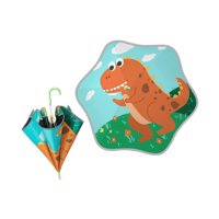 Babyluna - Paraguas Sombrilla Infantil Para Lluvia Y Sol Ultra Resistente Dino
