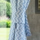 thumbnail image 2 of Cortina Lona Española ZigZag 2.25 Azul c/abrazadera, 2 of 2