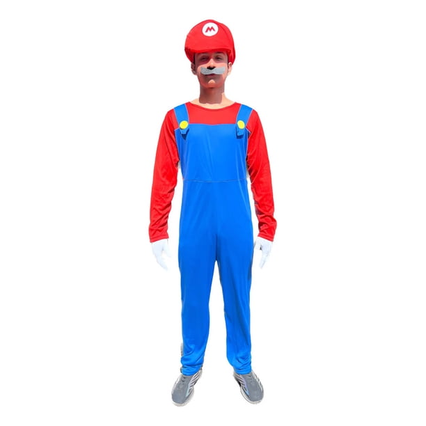 Disfraz Mario Bross Adultos- Luigi - Cosplay Halloween