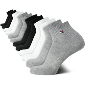 Calcetines Quarter Tommy Hilfiger Performance Cushion, Paquete De 12 Unidades, Para Hombre