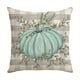 thumbnail image 3 of 1PC Hello Pumpkin Give Thanks Throw Pillow Cover 17.7x17.7in, Fall Autumn Thanksgiving Eucalyptus Leaves Harvest Decoration For Home, 3 of 4
