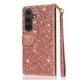 thumbnail image 1 of Funda para FOXDOCK Elegante funda Samsung Galaxy S25 Glitter con cremallera-Ideal para el uso diario, 1 of 5