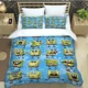 thumbnail image 1 of v900 Bed Sheets Cartoon S-Sponge-bob Bedding Sets exquisite bed supplies set duvet cover bed comforter set bedding set luxury birthday gift 3-Piece Bedding Set (1 Duvet Cover + 2 Pillow Shams) Bed She, 1 of 5