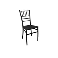 Silla Plástico Apilable Deco Svenna Negra Escandinavia