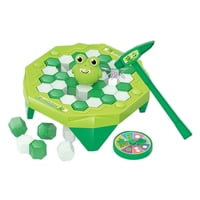 Magideal - Juego De Romper Bloques De Hielo Con Tocadiscos Habilidades Motoras Finas Ejercicio Coordinación Mano-Ojo Romper Hielo Educativo Niños Para Niños Y Ni Rana