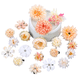 thumbnail image 1 of 1 juego de pinzas para el pelo con flores para fiestas, bodas, novias, bailarinas, accesorios para el pelo para mujeres, adornos vintage, 1 of 6