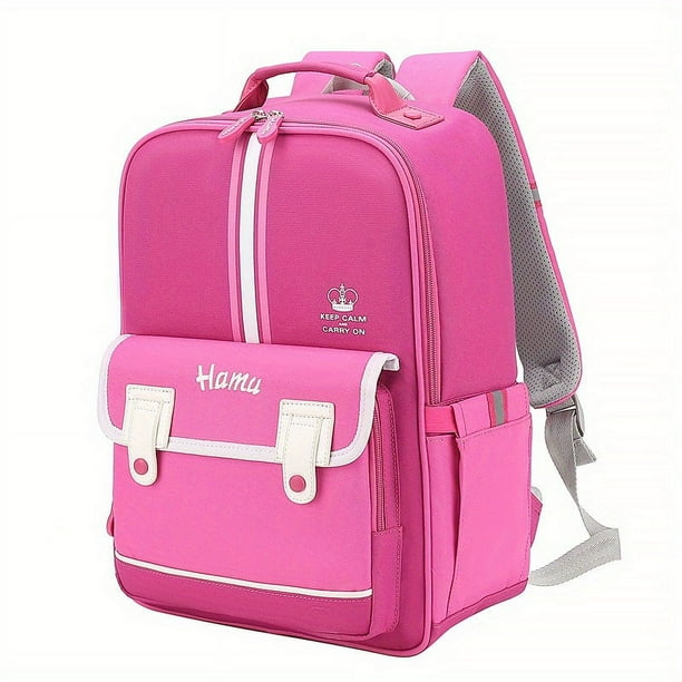 Primary Schoolbag Children's Backpack Girl School Bag Ultra-light Ridge Girls' Backpack For School Opens High-capacity