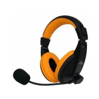 Monster Games - Audifono Gamer Jack 3.5 Negro Najaranja Loud