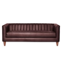 Latam Home - Sofa Sorrento 3 C Cuero Kentucky Cafe Moro