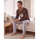 thumbnail image 2 of Pijama Hombre Algodón Estampado Retro Gamer cafe S, 2 of 7