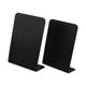 thumbnail image 3 of Sujetalibros De 2 Piezas, Soportes Para Extremos De Libros Para Estantes, Papelería, Hogar, Dormitorio, Negro, 3 of 5