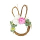 thumbnail image 2 of Corona De Conejito De Pascua, Regalo, Corona Floral Artificial Para Casa De Campo Al Aire Libre, 2 of 5