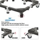 thumbnail image 5 of Furniture Dolly Zsytbyyds, base móvil totalmente de acero, resistente, 5 of 6