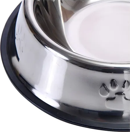 Genérico - Comedero Perros/Gatos 26Cm Plateado