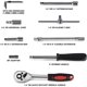 thumbnail image 3 of Juego de Dados COYAGRIP de 46 Piezas, 1/4 Drive, 4–14 mm, Cromo, 3 of 3