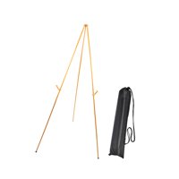 Magideal - Caballete De Exhibición De Trípode Caballete De Arte De Pintura Caballete De Artista De Soporte De Altura Ajustable Portátil Plegable Para Tablero De