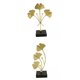 thumbnail image 3 of 2 Uds Escultura De Hojas De Metal Ornamento De Hoja De Ginkgo Para Decoración De Sala De Estar, 3 of 5