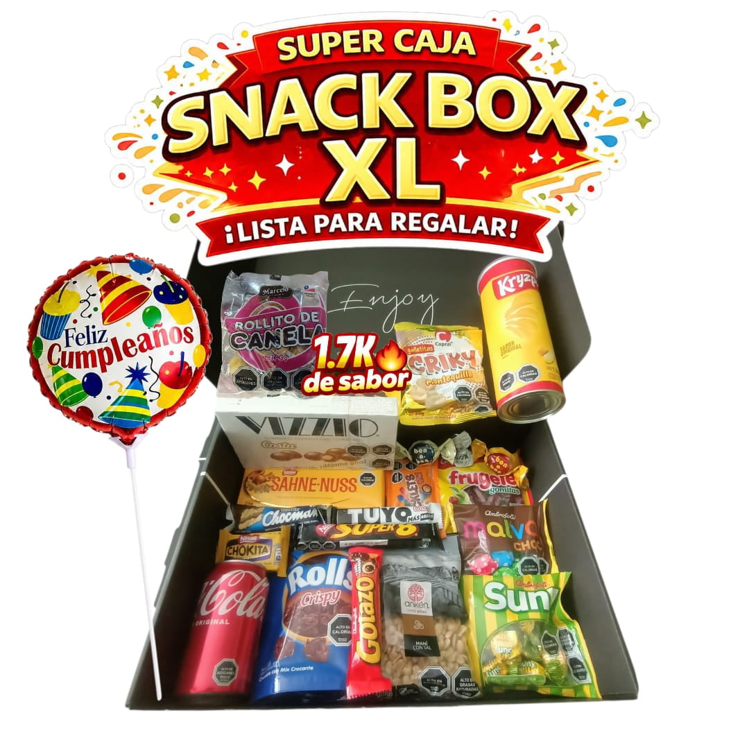 Multimarca - Chocolates Snack Dulces Surtidos Caja Box Sorpresa Regalo Cumpleaños