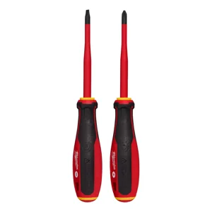 Juego De 2 Destornilladores Aisladores 1000V Milwaukee