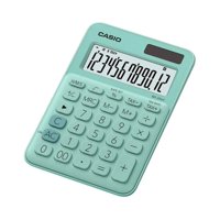 Calculadora Casio Tipo Mini Escritorio Ms-20Uc Verde