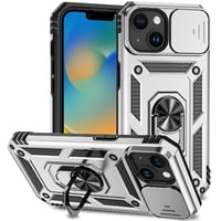 Estuche Gangxun Para Iphone 15, Soporte Giratorio 360°, Estilo Mecánico Y Magnético