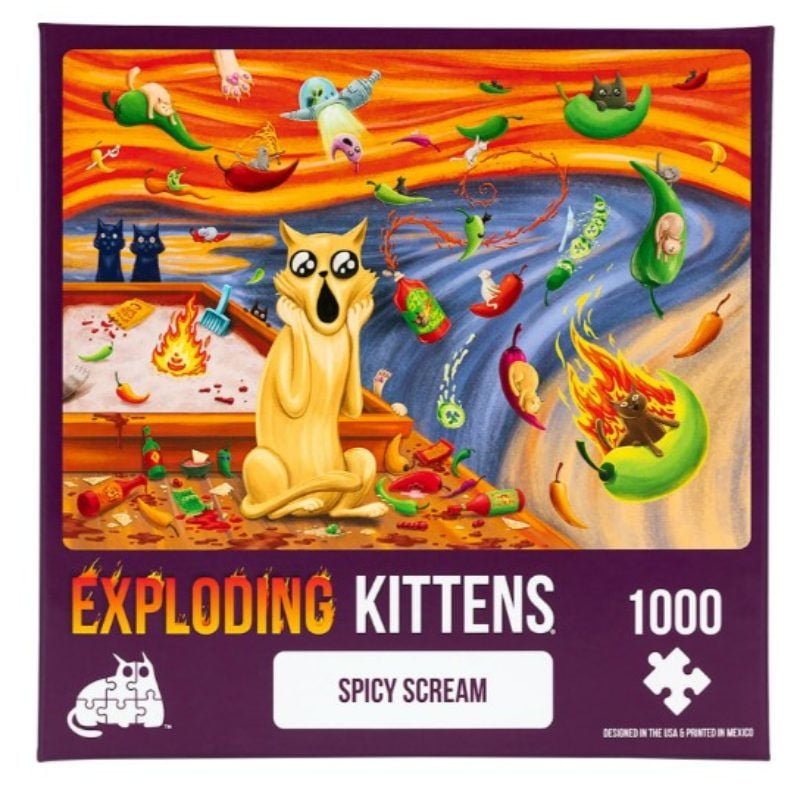 Puzzle Exploding kittens Spicy Scream 1000 Piezas | Lider