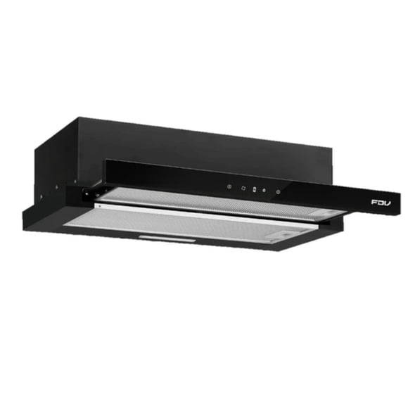 Campana Bajo Mueble City Black Touch 60 cm 452 m3/h FDV