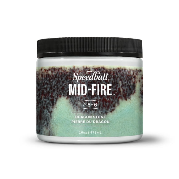 Esmalte Speedball Mid-Fire Dragon Stone 473 ml para cerámica