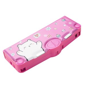 Ioensy - Caja De Papelería Estuche Rígido Liviano Para Niños Regalos De Cumpleaños Para Niños Rosa